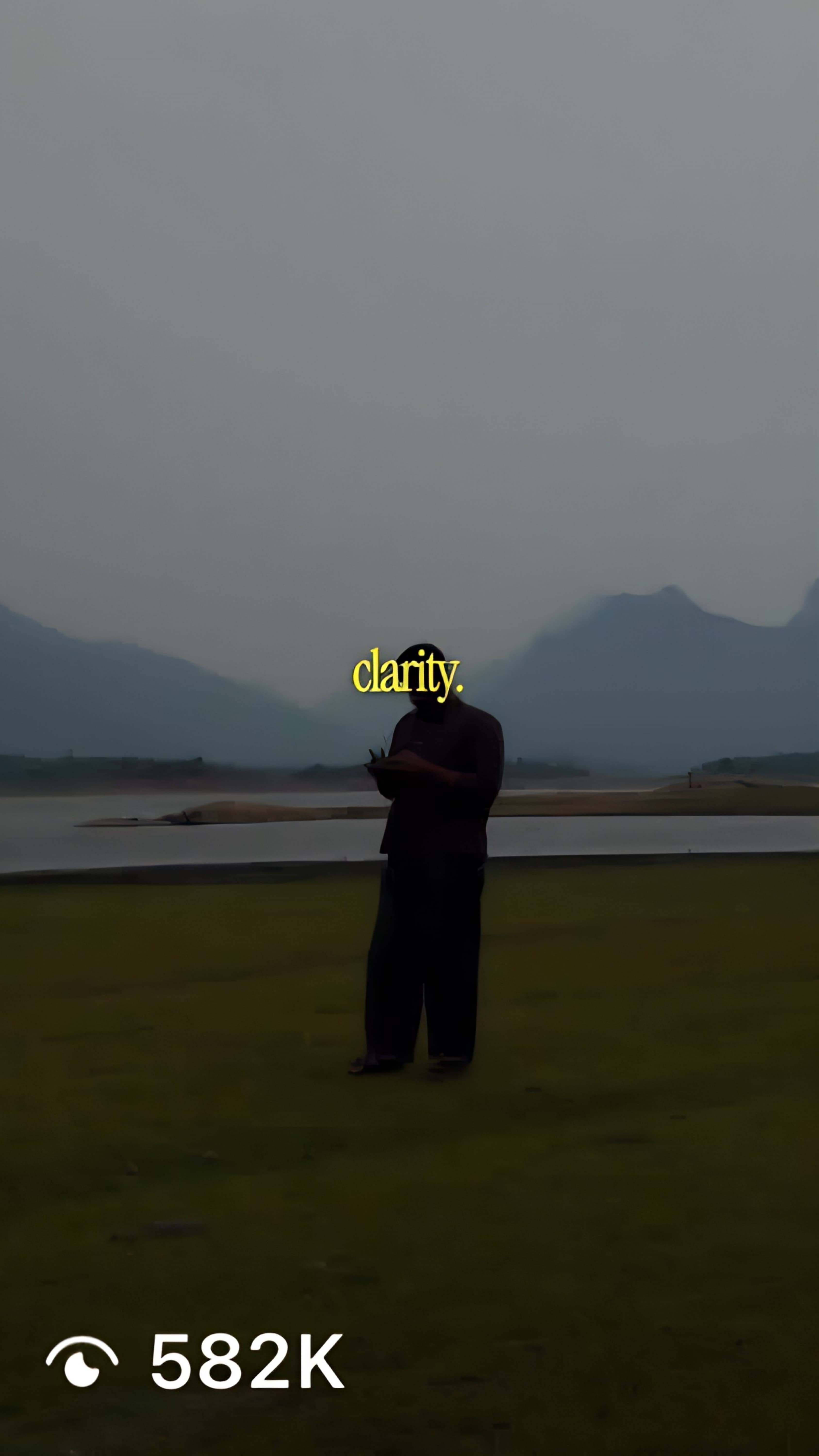 A reel from the rebuilt account, its view count shown in the corner.